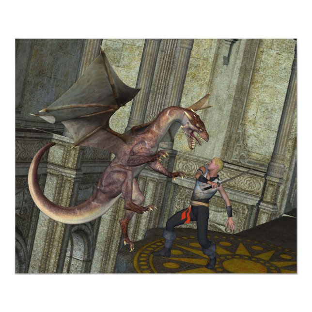 Dragon Attack Photo Print (Front)