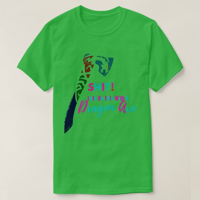 DRAGON AXE coloured ver Classic TShirt (Design Front)