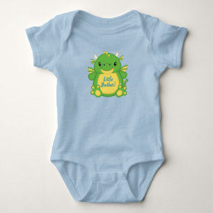 Dragon Baby Shower Blue Baby Bodysuit