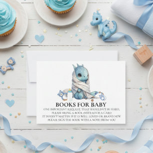  Dragon Baby Shower Book for Baby Invitation