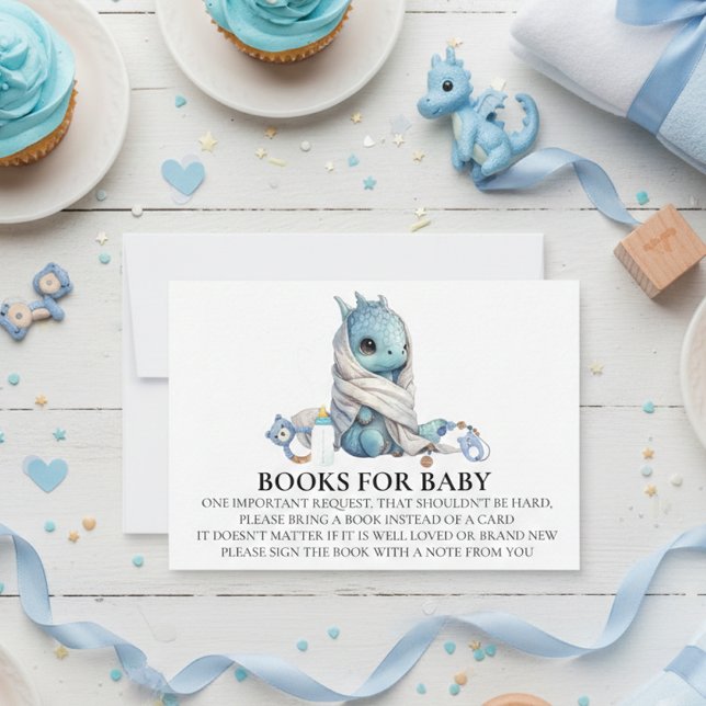  Dragon Baby Shower Book for Baby Invitation (Creator Uploaded)