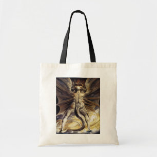 Dragon Bag:  Great Red Dragon by William  Blake Tote Bag