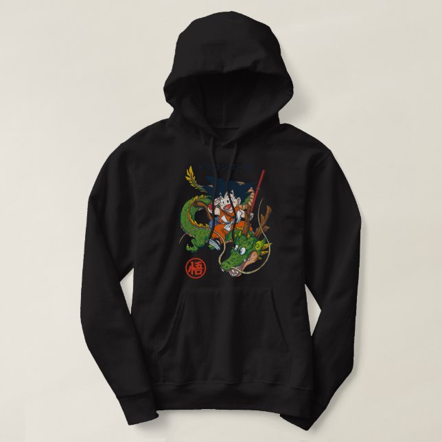 Dragon balll goku; shenron hoodie (Design Front)