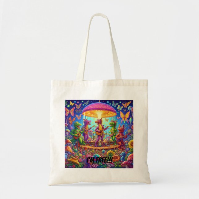 Dragon Band Jam Tote Bag (Front)