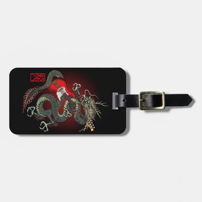Dragon Bass 01 Luggage Tag (Front Horizontal)