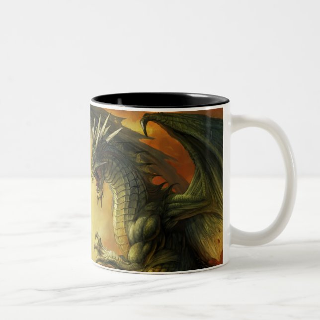 Dragon Battle Mug (Right)