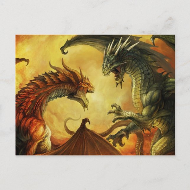 Dragon Battle, Post Card (Front)