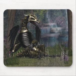 Dragon beauty mouse pad