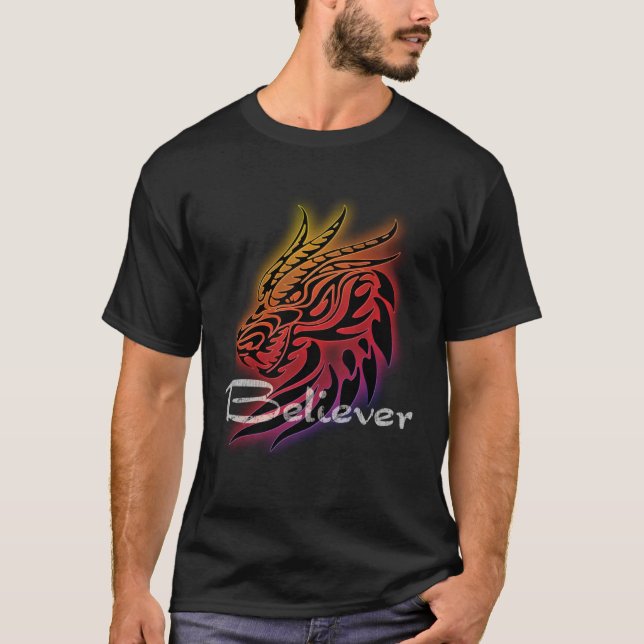 Dragon Believer  Imagine this  for Dragon Fans T-Shirt (Front)