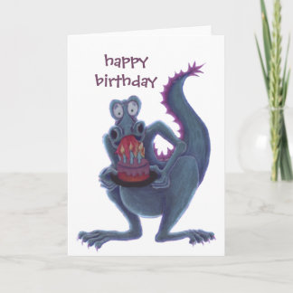 dragon birthday card