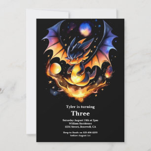 Dragon Birthday Invitation