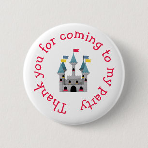 Dragon Birthday 'Thank you for coming' 6 Cm Round Badge