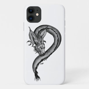 Dragon black and white Design Case-Mate iPhone Case