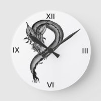 Dragon black and white Design
