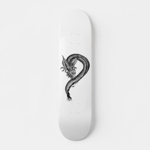 Dragon black and white Design Skateboard