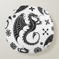 Dragon Black Shape Tattoo Style