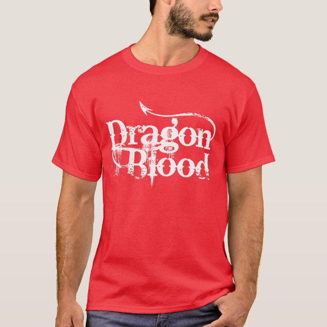 Dragon Blood Distressed T-Shirt (Front)