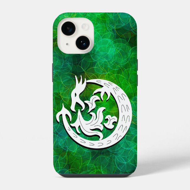 Dragon Blowing Fire iPhone Case (Back)