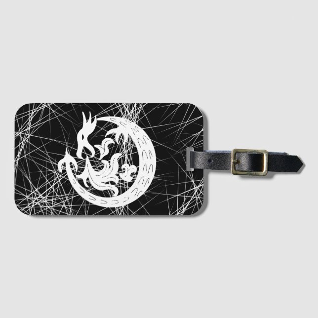 Dragon Blowing Fire  Luggage Tag (Front Horizontal)