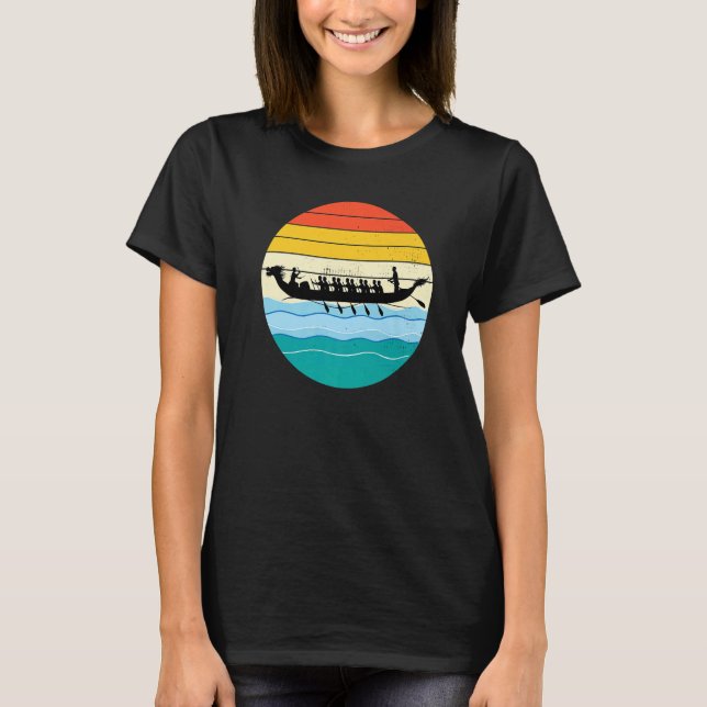 Dragon Boat Festival Racing Crew Paddling Water Sp T-Shirt (Front)
