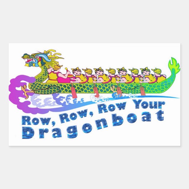 Dragon boat race sticker (Front)