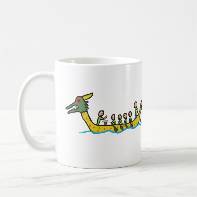 Dragon Boat Racing Coffee Mug (Left)