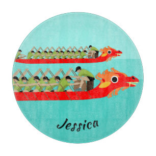 Dragon Boat Racing Cutting Board