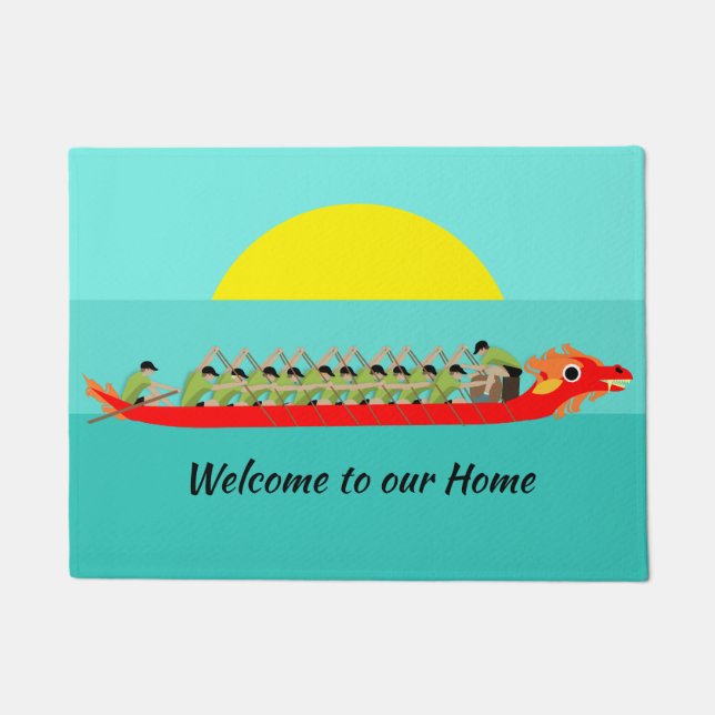 Dragon Boat Racing Doormat (Front)