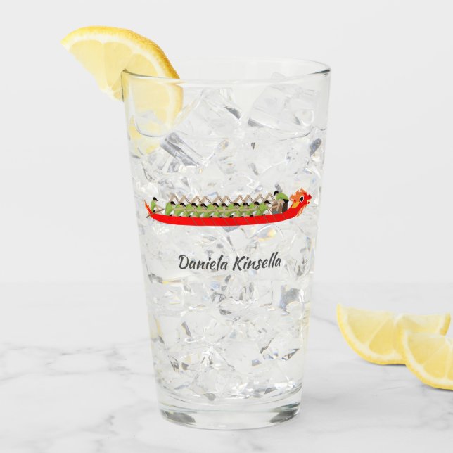 Dragon Boat Racing Glass (Front Ice)