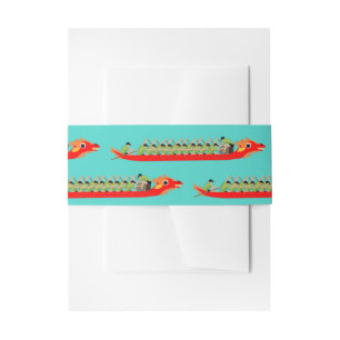 Dragon Boat Racing Invitation Belly Band