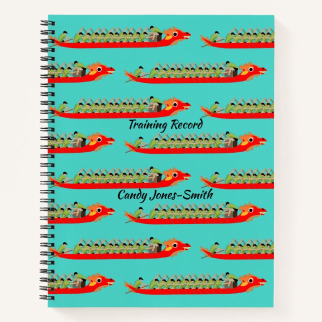 Dragon Boat Racing Notebook (Front)