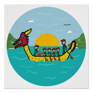 Dragon Boat Racing Poster