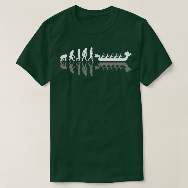 Dragon Boat Racing Team Evolution with Shadow T-Shirt (Design Front)