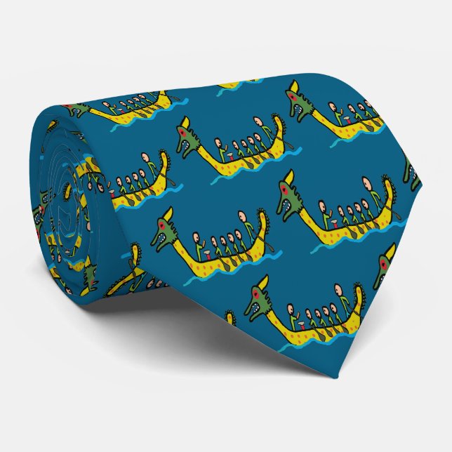 Dragon Boat Racing Tie (Rolled)