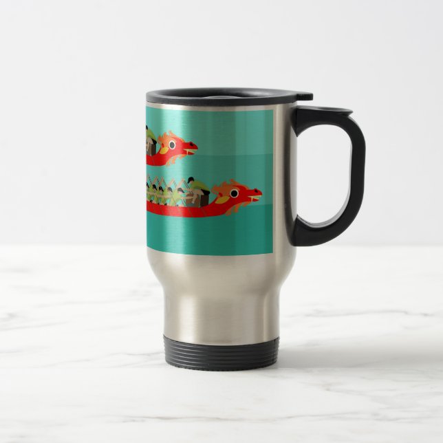 Dragon Boat Racing Travel Mug (Right)