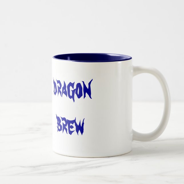 dragon brew Two-Tone coffee mug (Right)