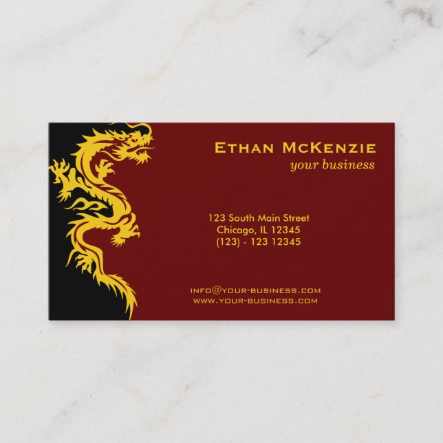 Dragon Business Card (Front)