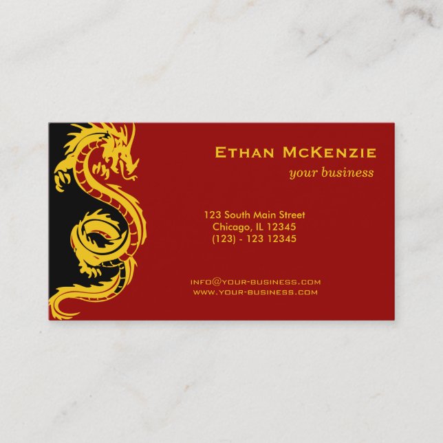 Dragon Business Card (Front)
