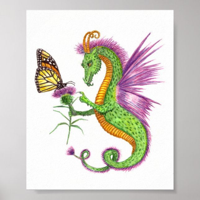 Dragon & Butterfly - print (Front)