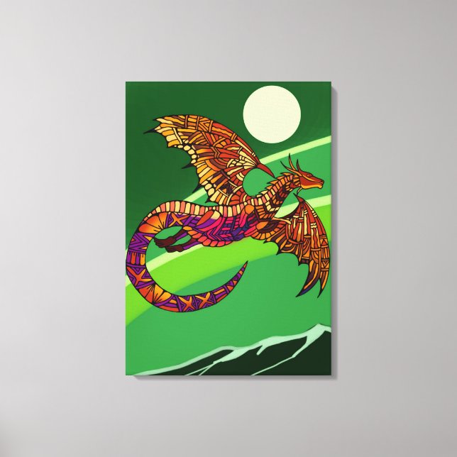 Dragon Canvas Print (Front)