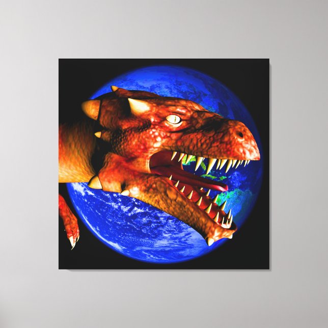 Dragon Canvas Print (Front)