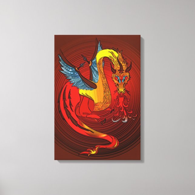 Dragon Canvas Print (Front)