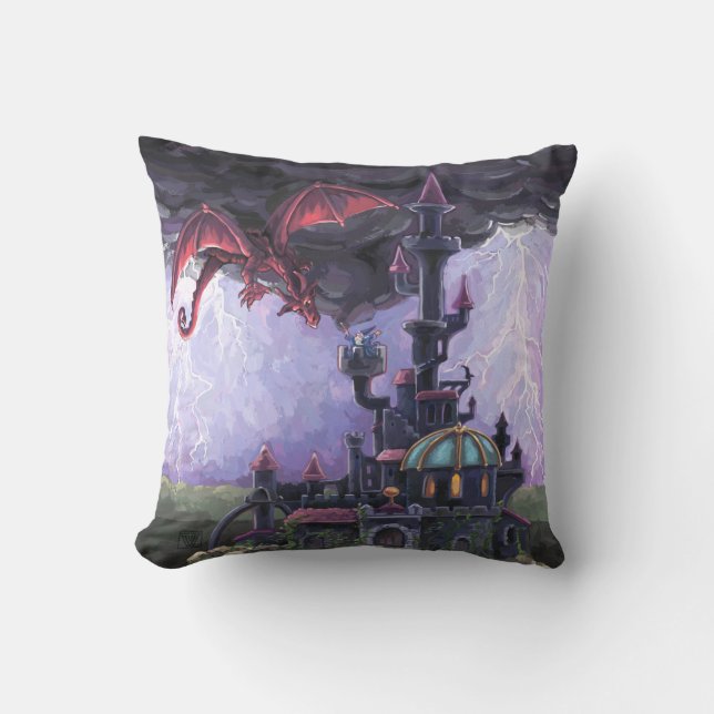 Dragon Castle Cushion (Front)
