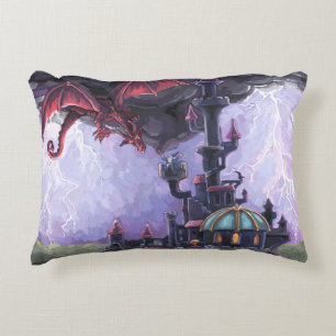 Dragon Castle Decorative Cushion