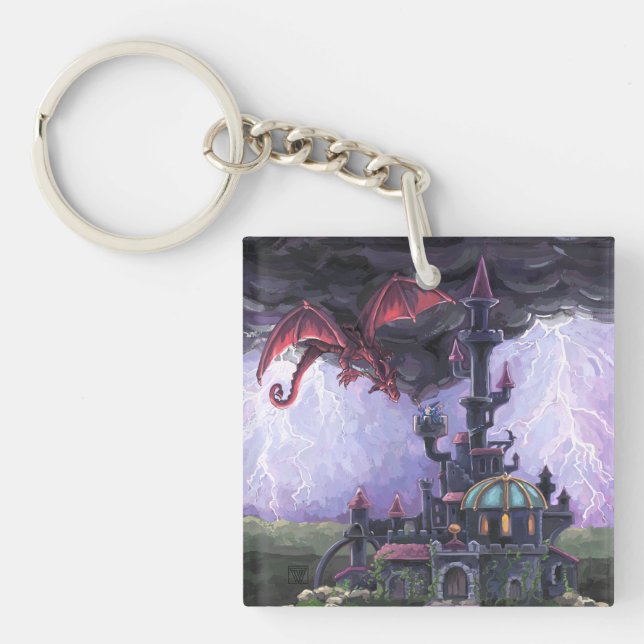 Dragon Castle Key Ring (Front)