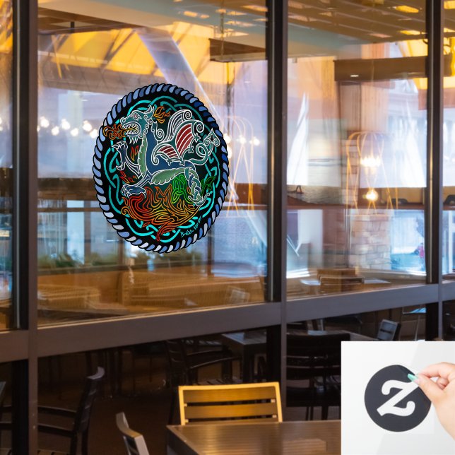 Dragon celtique (Restaurant Window)