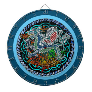 Dragon celtique dartboard