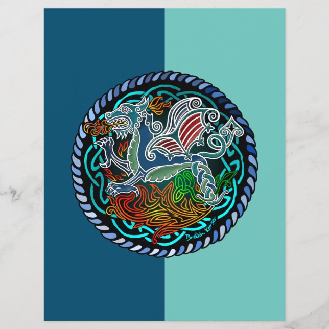 Dragon celtique flyer (Front)