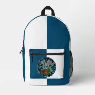 Dragon celtique printed backpack