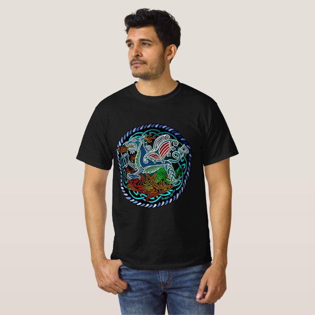 Dragon celtique T-Shirt (Front Full)